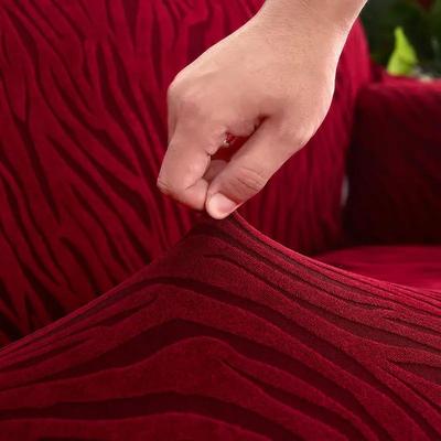 Luxurious Velvet Textured Sofa Covers - 3 Pcs Set for 3 Seater
