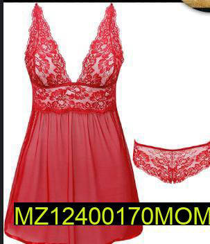 Hot and Sexy Net Short Nighty, Red