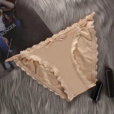 Silk Lace Work Comfortable And Breathable G-String