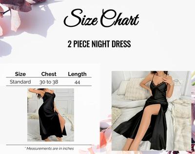 Comfortable Jersey Nightwear Set - 2 Pcs