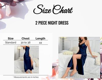 Comfortable Jersey Nightwear Set - 2 Pcs