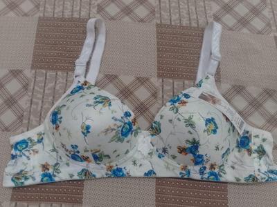 Cotton Printed Comfortable And Breathable Padded Bra