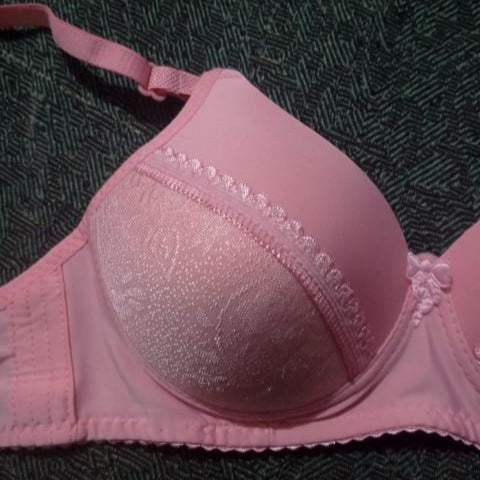 Silk Embroidered multi lines fancy padded bra