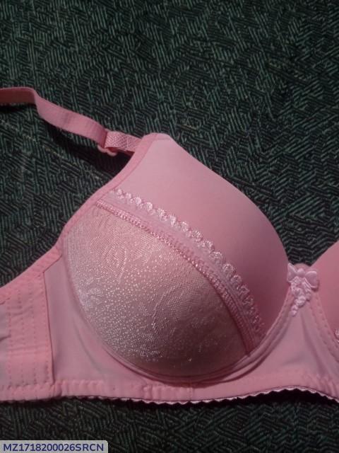 Silk Embroidered multi lines fancy padded bra