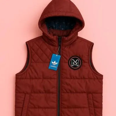 1 Pc Men's Parachute Printed Sleeveless Jacket