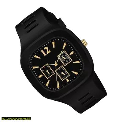 New Silicon Analogue Fashionable Watch For Men