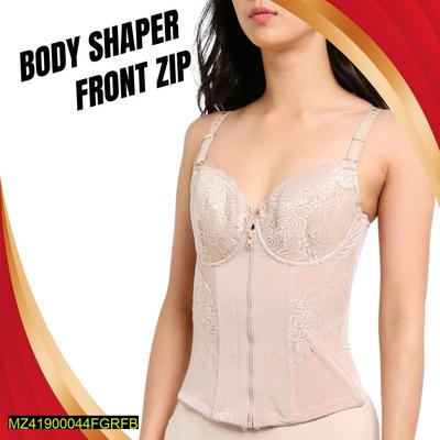 Front Zip Body Shaper