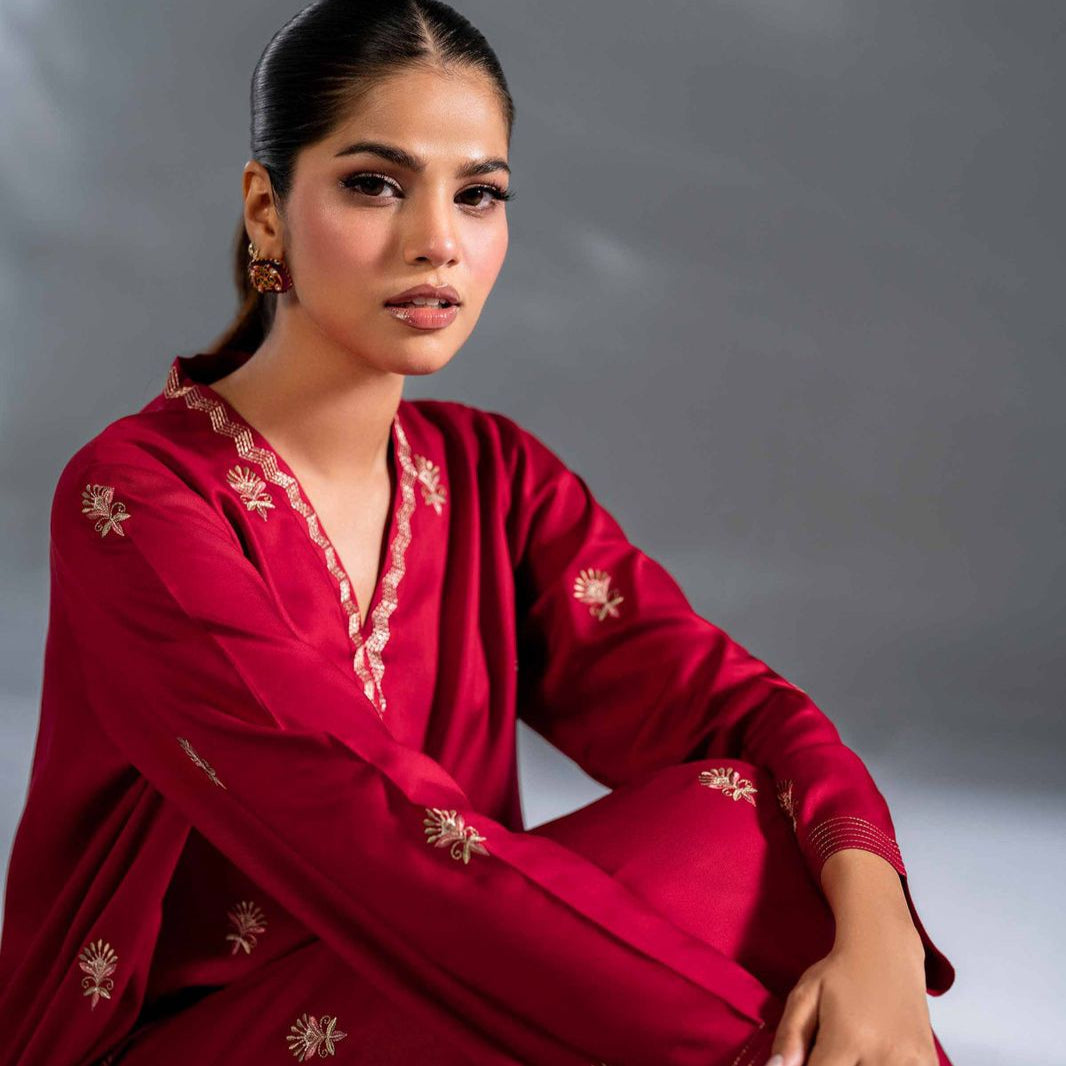 Nishat Hit Article Embroidered Dhanak 2Pc Winter Collection