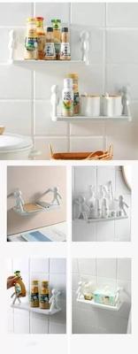 Durable White Bathroom Organizer - 2 Pcs Easy-To-Clean Storage Solutions