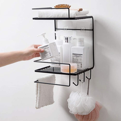 Multi-Functional Bathroom Organizer - 1 Pc Durable ABS Plastic Storage Solution