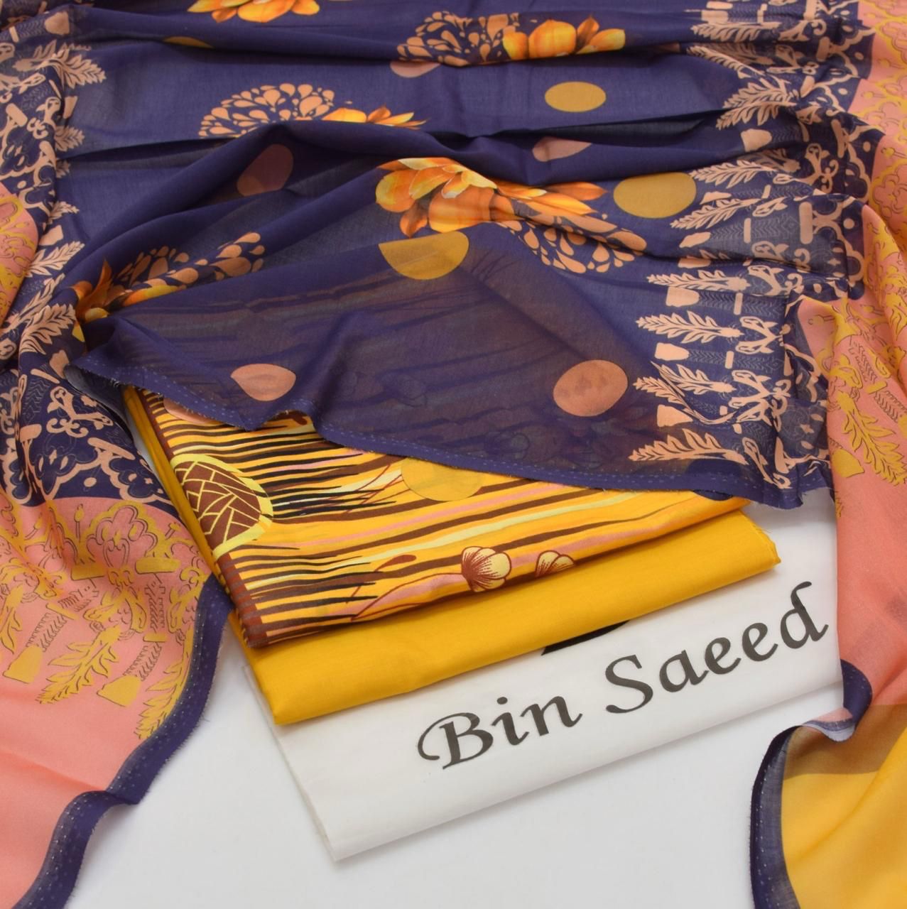 Bin Saeed Printed 3pc Collection