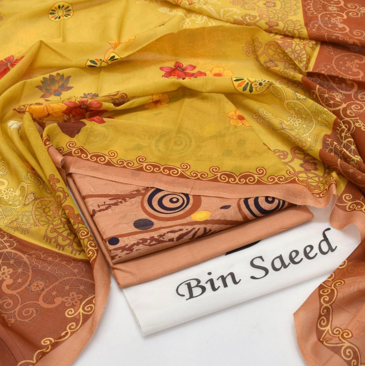 Bin Saeed Printed 3pc Collection
