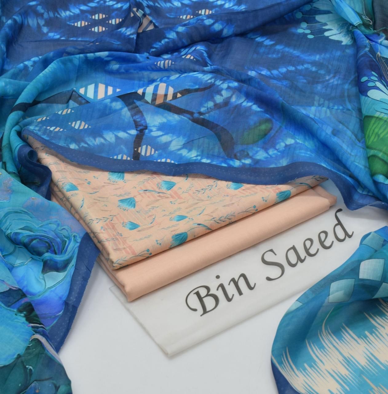 Bin Saeed Printed 3pc Collection