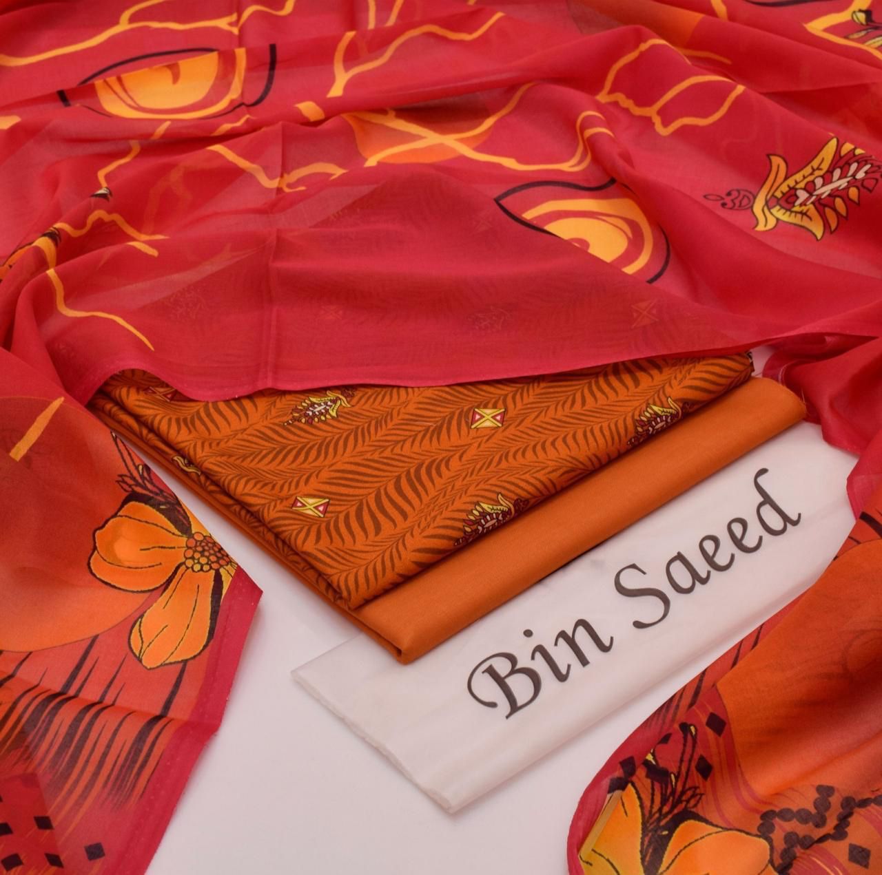 Bin Saeed Printed 3pc Collection