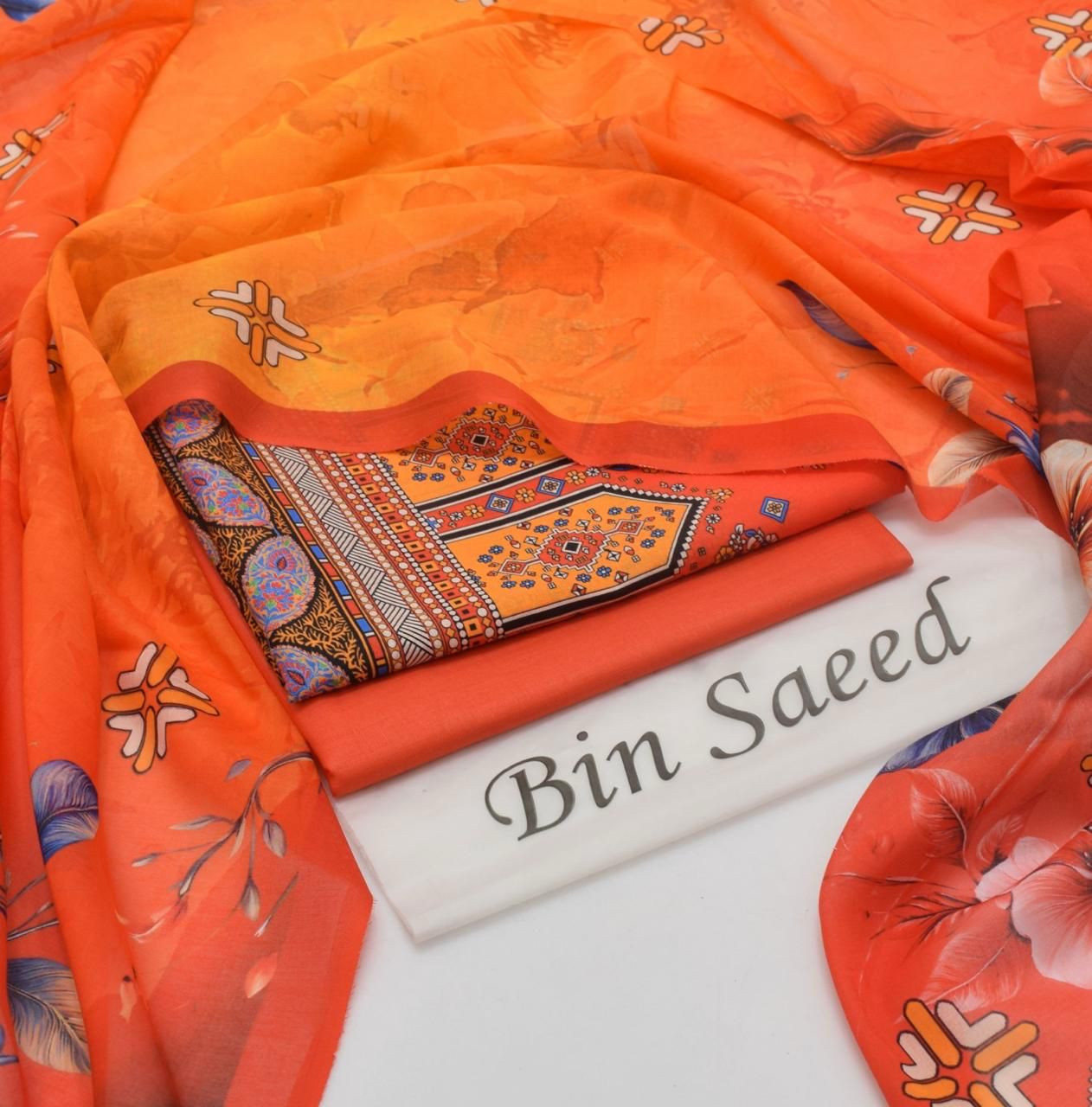 Bin Saeed Printed 3pc Collection