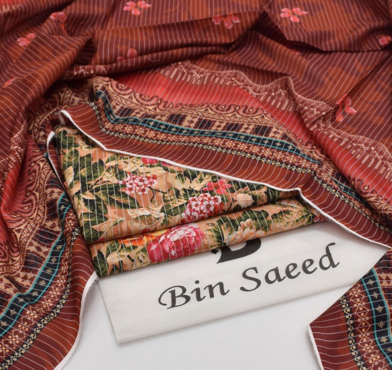 Bin Saeed Printed 3pc Collection