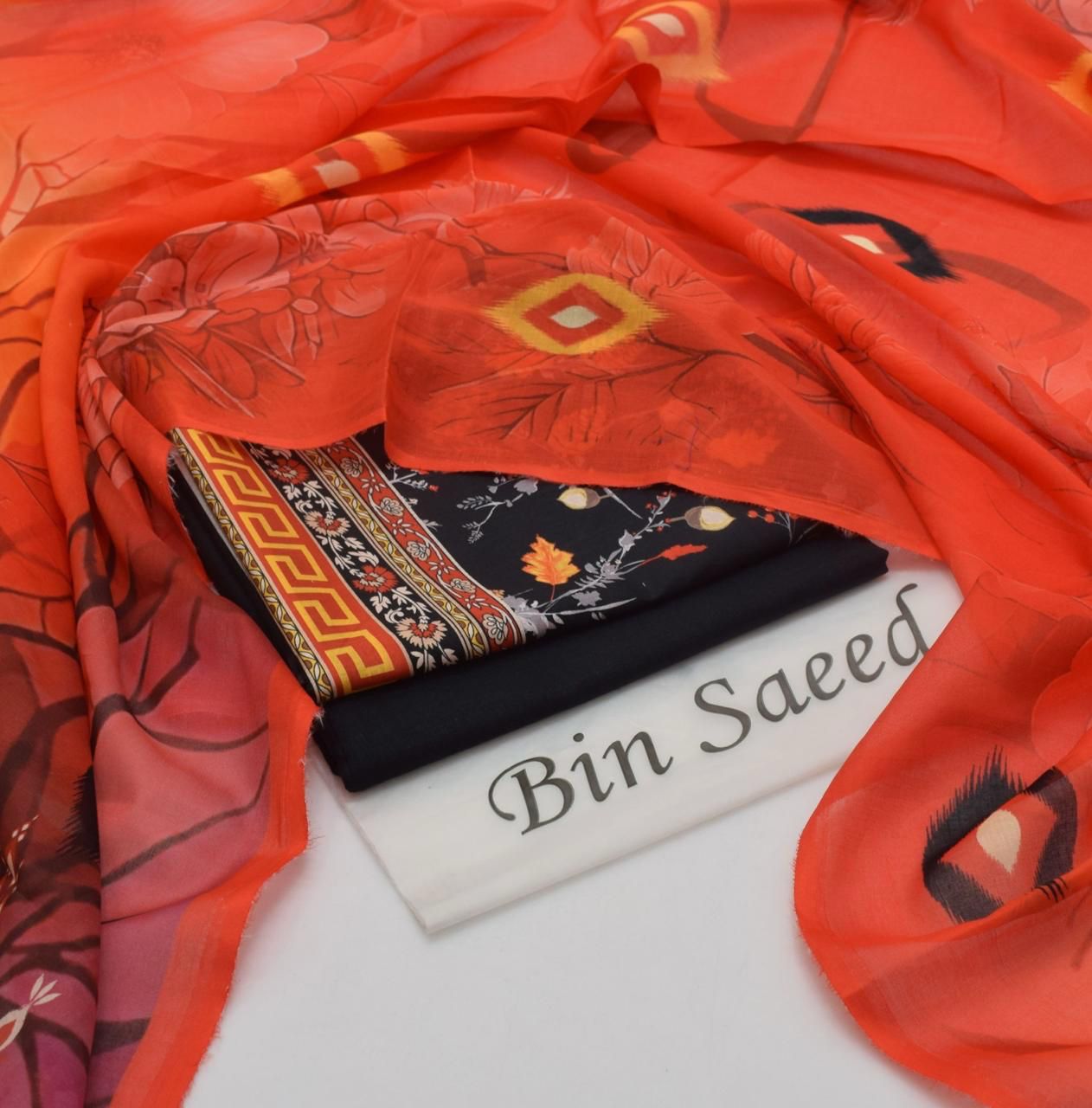 Bin Saeed Printed 3pc Collection