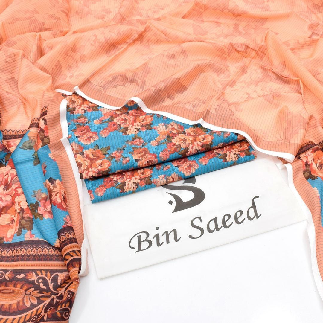 Bin Saeed Printed 3pc Collection