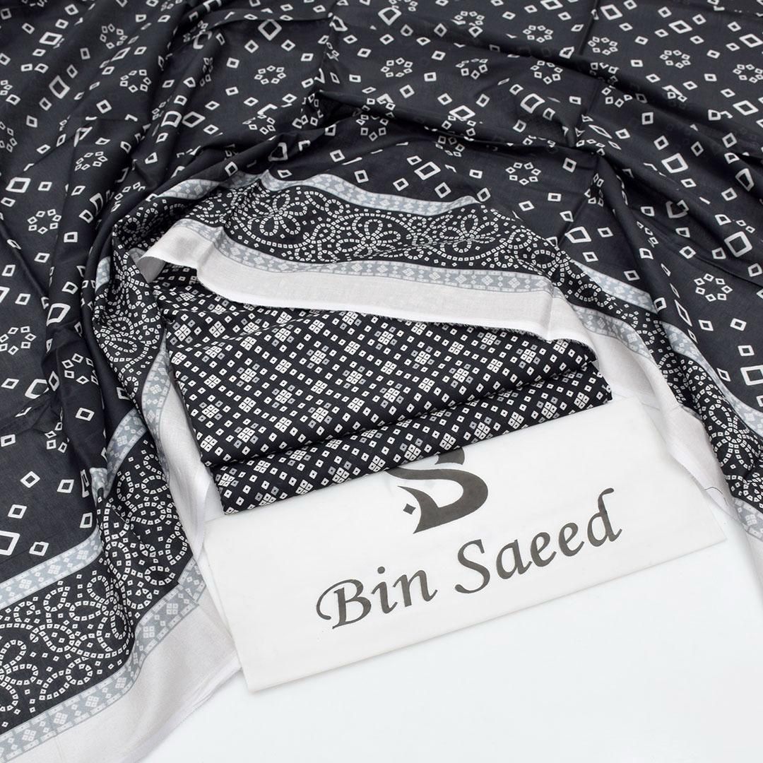 Bin Saeed Printed 3pc Collection