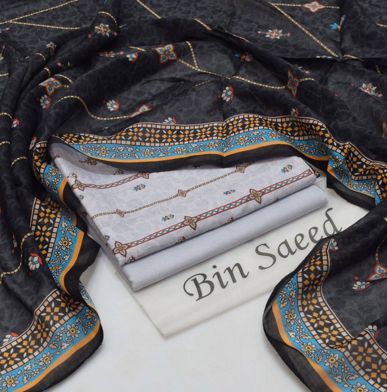 Bin Saeed Printed 3pc Collection