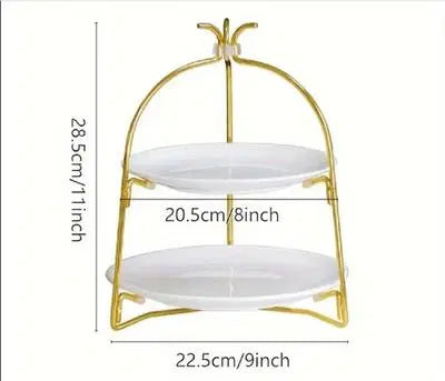 Golden Iron Organizer - 1 Pc Storage Solution for Convenient Organization