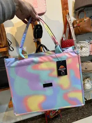 Stylish Women's Multicolor Nylon Tote Bag - 1 Pc
