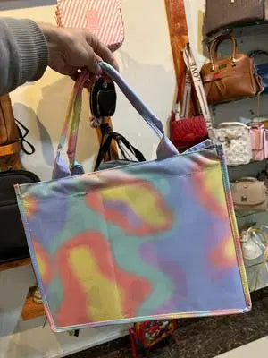 Stylish Women's Multicolor Nylon Tote Bag - 1 Pc