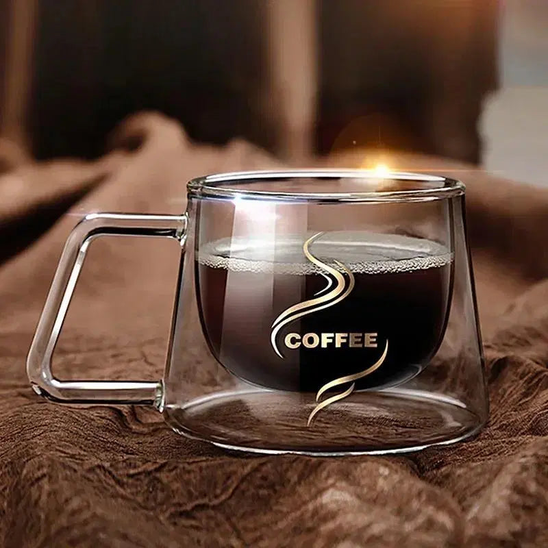 Elegant Glass Cup - 200ml Capacity