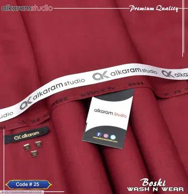 Men’s Unstitched Boski Plain Suit