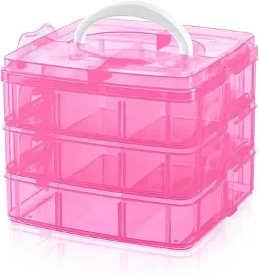 Chic Pink Jewellery Box - 1 Pc for All Your Treasures