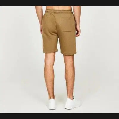 Men's Light Khaki Plain Shorts