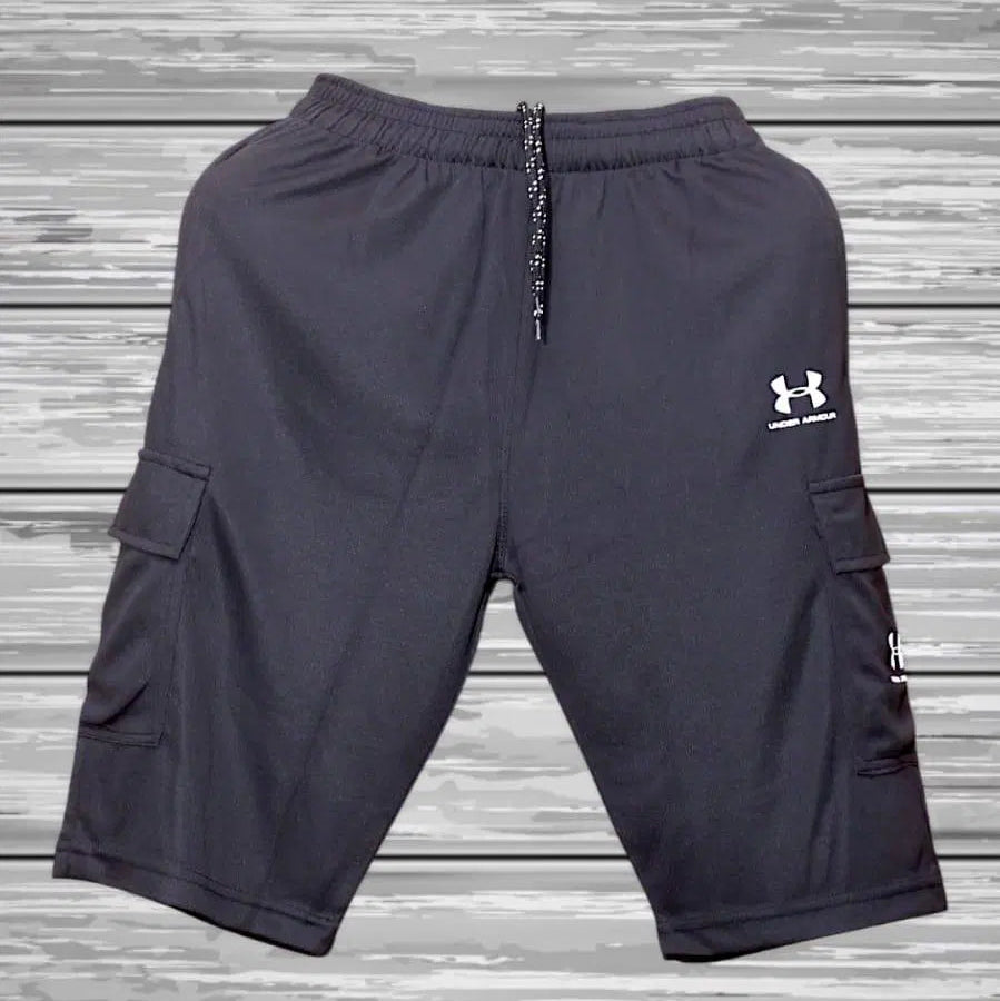 Men's Cotton Jersey Plain Shorts - 1 Pc - Comfortable Black Wear
