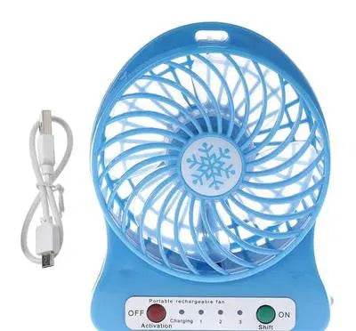 Portable 1 Pc Rechargeable Fan - Versatile Multicolor Design