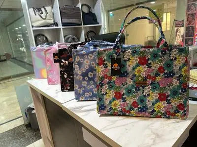 Stylish Women's Multicolor Nylon Tote Bag - 1 Pc