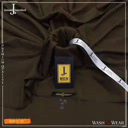 Men’s Unstitched Wash And Wear Plain Suit