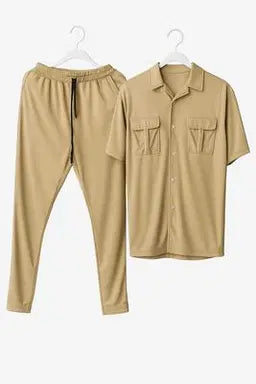 2 Pcs Men's Dri Fit Plain Track Suit