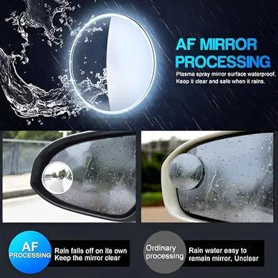 2 Pcs Adjustability Blind Spot Mirror