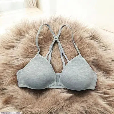 Jersey Plain Comfortable And Lightweight Front Button Bra