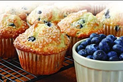 6-Cup Non-Stick Muffin Pan – Heavy Duty Carbon Steel Cupcake Baking Tray