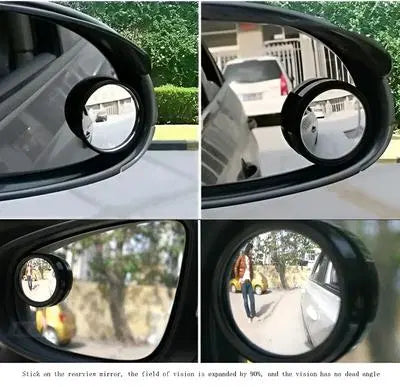2 Pcs Adjustability Blind Spot Mirror