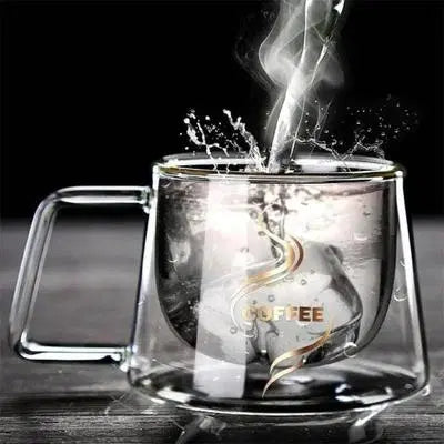 Elegant Glass Cup - 200ml Capacity
