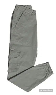 1 Pc Men's Cotton Plain Cargo Pants