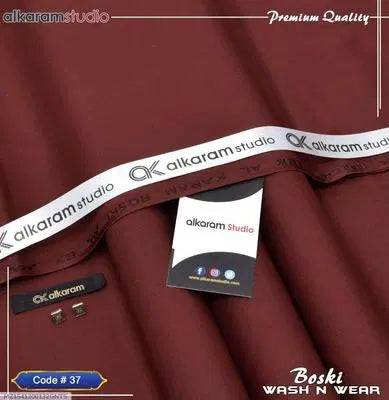 Men’s Unstitched Boski Plain Suit
