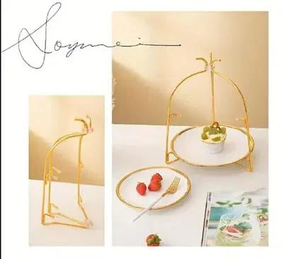 Golden Iron Organizer - 1 Pc Storage Solution for Convenient Organization