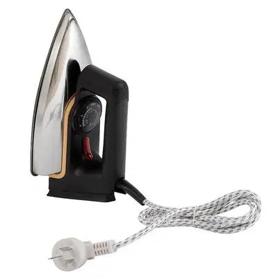 Portable 1000 Watts Dry Iron with Non-Stick Coating and Easy Grip Handle