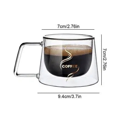 Elegant Glass Cup - 200ml Capacity