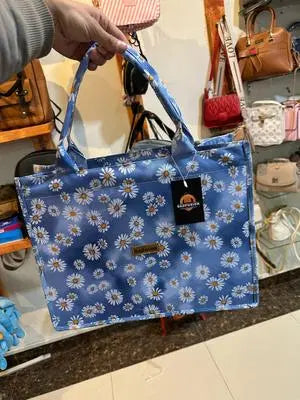 Stylish Women's Multicolor Nylon Tote Bag - 1 Pc