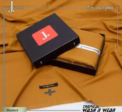 Men’s Unstitched Wash And Wear Plain Suit
