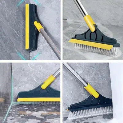 3 Pcs Cleaning Brush Set - Durable and Easy-To-Clean Plastic Tools for Bathroom Hygiene