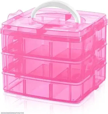 Chic Pink Jewellery Box - 1 Pc for All Your Treasures